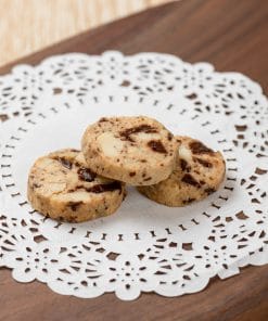 Macadamia “Choc-Truffle” Shortbread Cookies