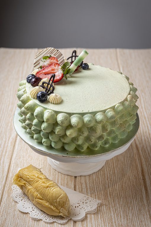 Durian Fresh Cream Sponge Cake (Seasonal)  - Not Available from 27 March to 3 April 2025