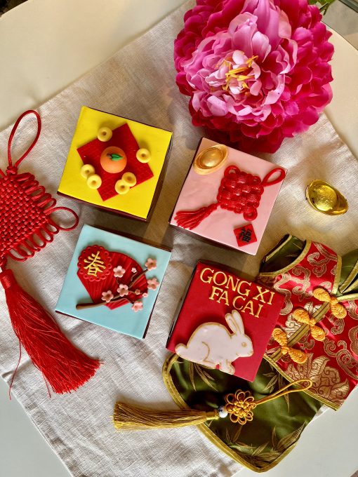 CNY Cake Quartet Infinity Blessings - Image 2