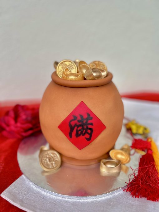 CNY Celebration Cake (Butter Icing) - Gold Overflow
