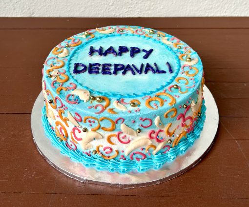 Deepavali Festive Cake - Rangoli Design