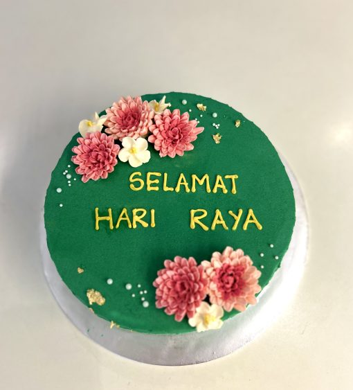Hari Raya Festive Cake - Pretty Florals - Image 2
