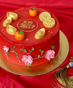 CNY Festive Cake - Golden Blessings