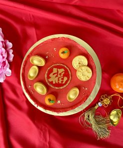Alternative view of CNY Festive Cake - Golden Blessings