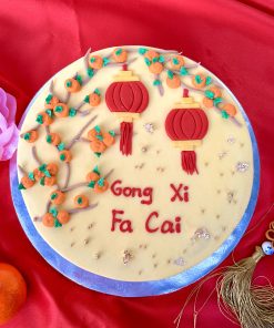 Alternative view of CNY Festive Cake - Prosperity Galore