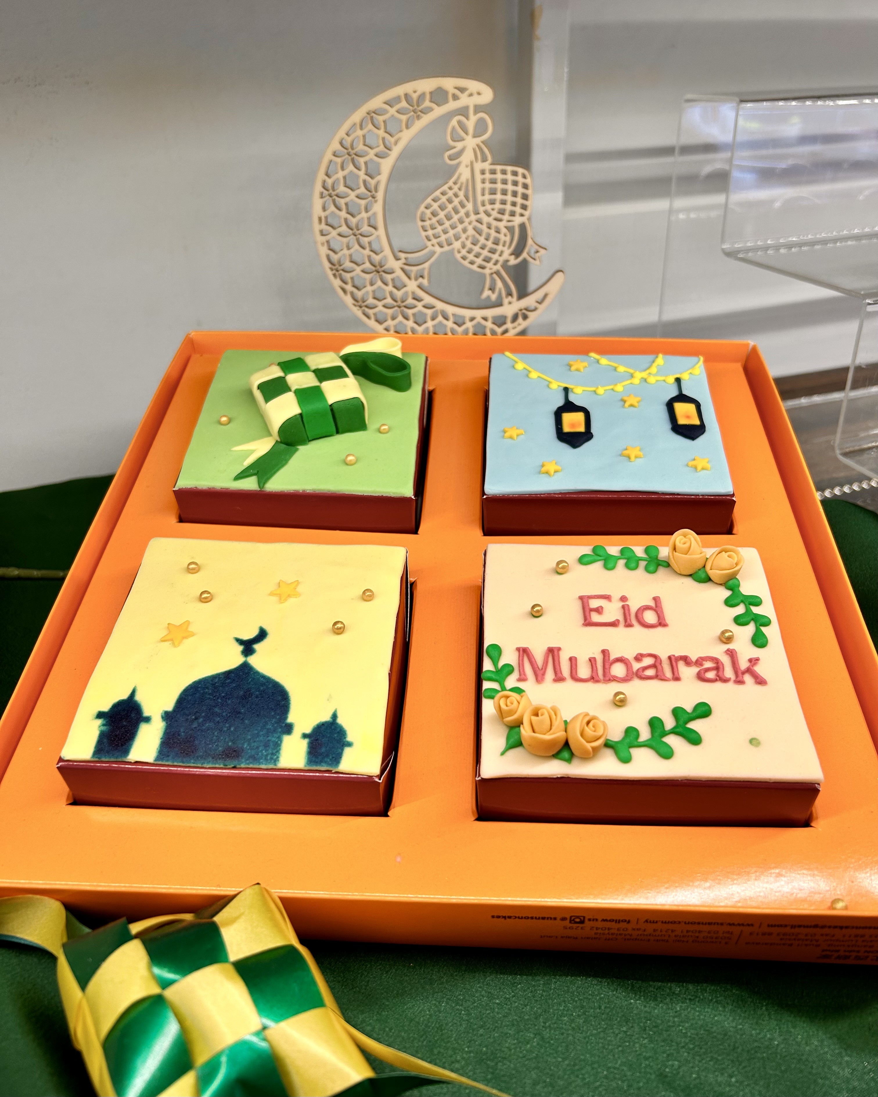 Alternative view of Hari Raya Cake Quartet