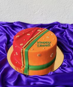 Deepavali Celebration Cake - Saree Inspired